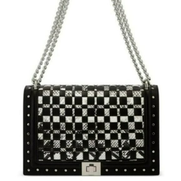 INC International Concepts Handbags - INC International Concepts Ajae Woven Flap Crossbody
